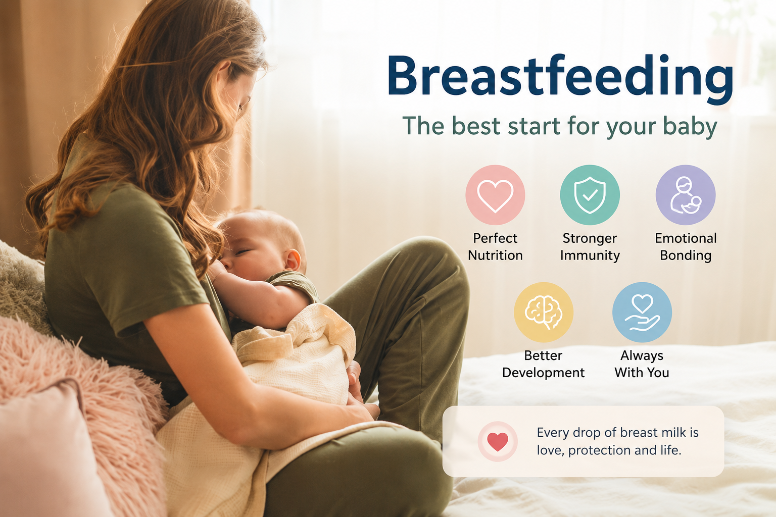 Indian parent receiving supportive newborn feeding guidance without exposed imagery